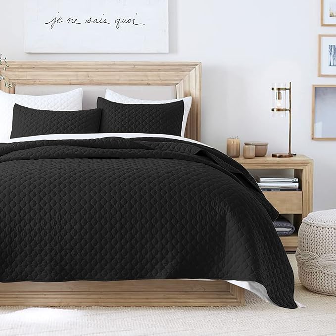 HORIMOTE HOME Quilt Set Queen Size, Soft Coverlet Set Lightweight Microfiber by HORIMOTEHOME