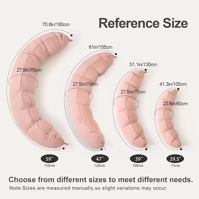 Peallow – Long Round Body Pillow - Image 2