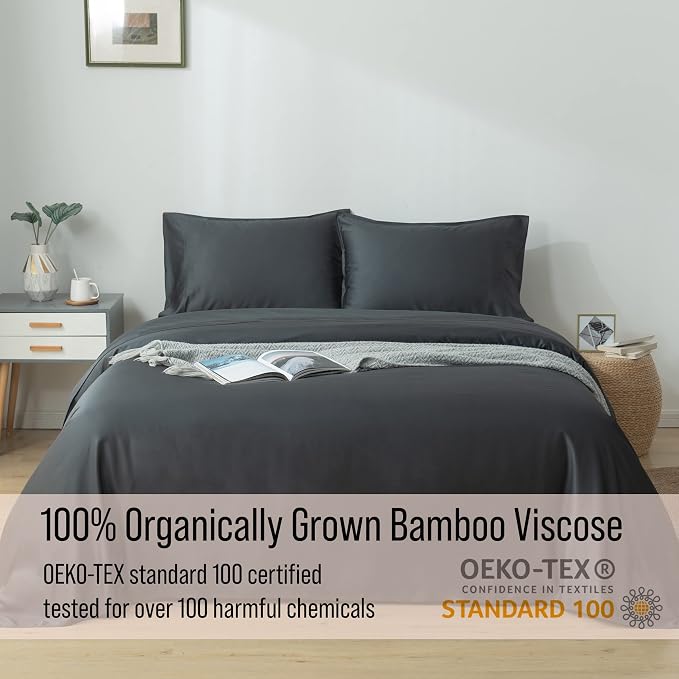 Bella Coterie | Luxury Bamboo Viscose King Size Pillowcase Set | 100% - Image 4