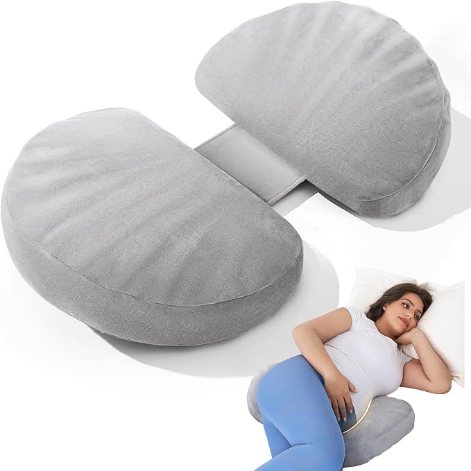 Pregnancy Pillow for Sleeping Memory Foam Pillow for Side Sleeper, Maternity by Unknown