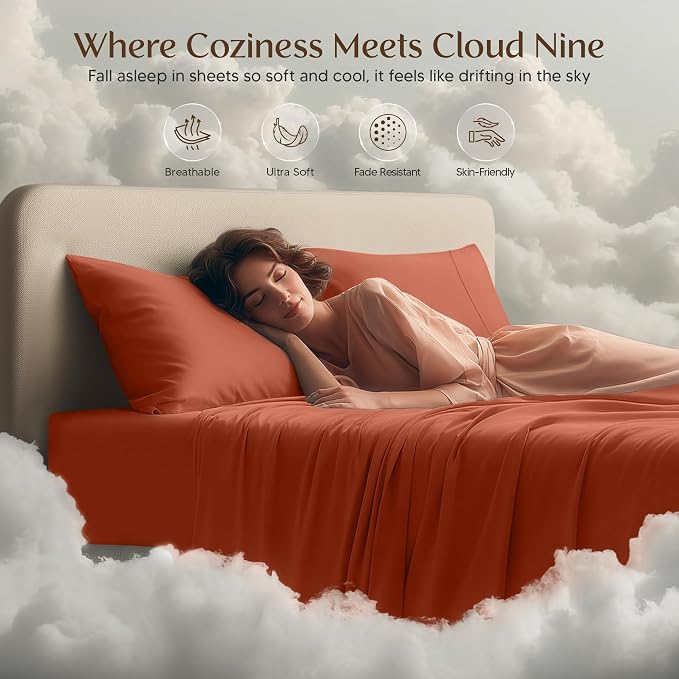 Utopia Bedding Full Size Sheet Set – 4 Piece Bed Sheets, Soft and Breathable - Image 7
