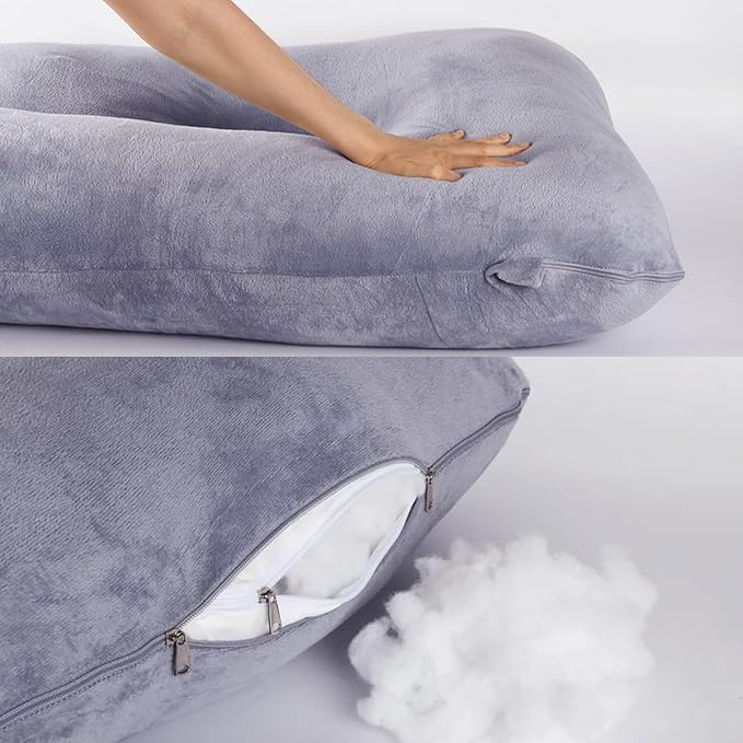 BATTOP Pregnancy Pillow for Sleeping, Full Body Maternity Pillow - Image 4
