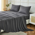 ILAVANDE Grey Twin Sheets Set, 3 Piece, Hotel Luxury 1800 Series Super Soft by ILAVANDEforYourBedHome