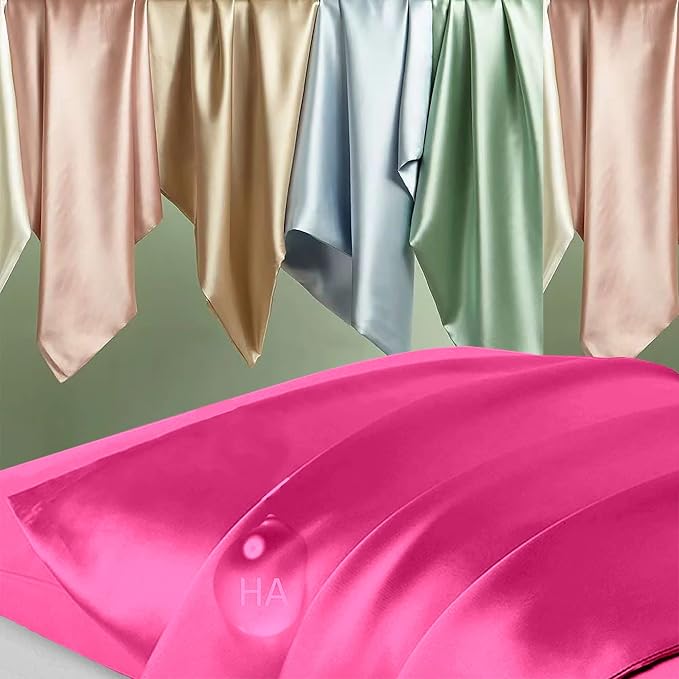 Silk Pillowcase for Hair and Skin, Mulberry Silk Pillow Cases Queen Size - Image 2