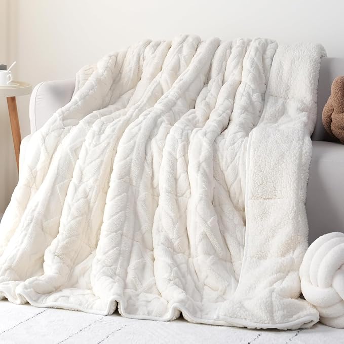 Cottonblue Jacquard Weighted Blanket 15lbs by Cottonblue