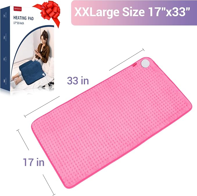 Comfytemp 17''x 33'' King Size Heating Pad - Image 7