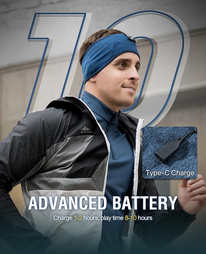 Perytong Sleep Headphones Wireless, Air Travel, Meditation - Image 6