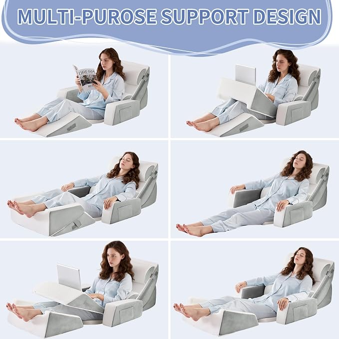 Yojoker 9PCS Orthopedic Bed Wedge Pillow Set - Image 6