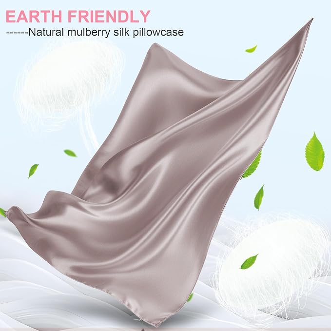 Silk Pillow Cases 2 Pack Queen Size - Image 2