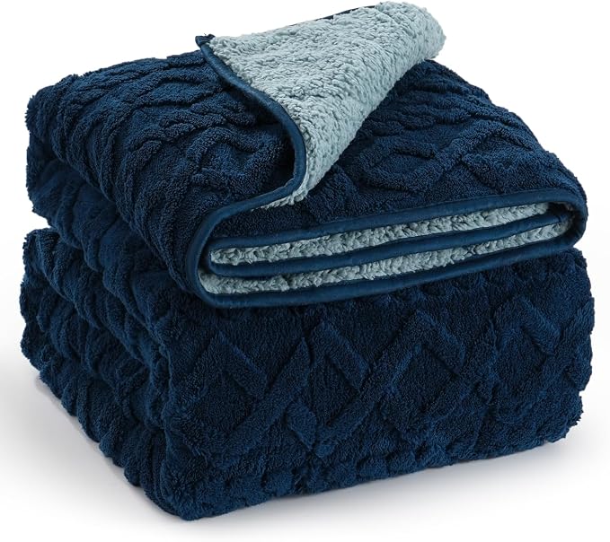 Wemore Weighted Blanket for Adults Twin Size 20 lbs, Dual Sided Soft Fuzzy - Image 9