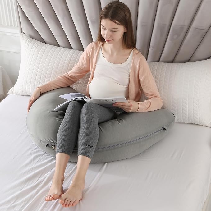 BATTOP Pregnancy Pillows with Cooling Cover, Cooling Maternity Pillow - Image 6