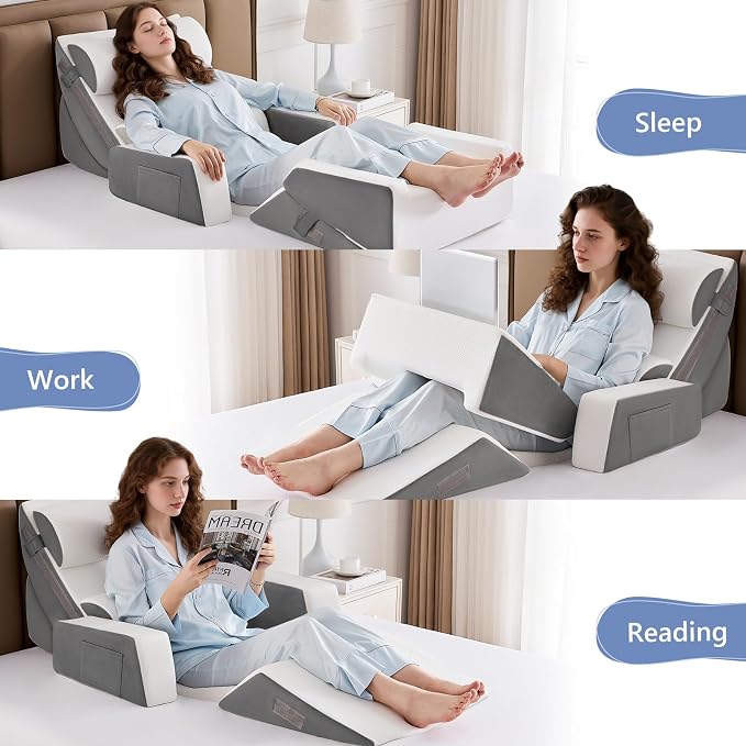 Yojoker 9PCS Orthopedic Bed Wedge Pillow Set - Image 8