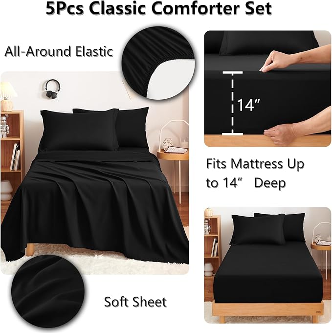 CozyLux Twin Comforter Set - Image 4