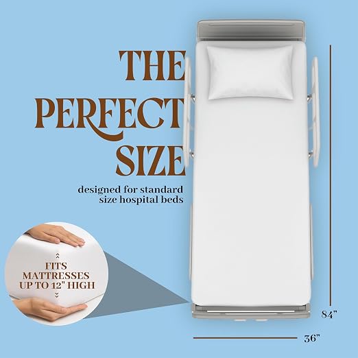 BLISSFORD - 2 Pack Fitted Hospital Bed Sheets - Image 2