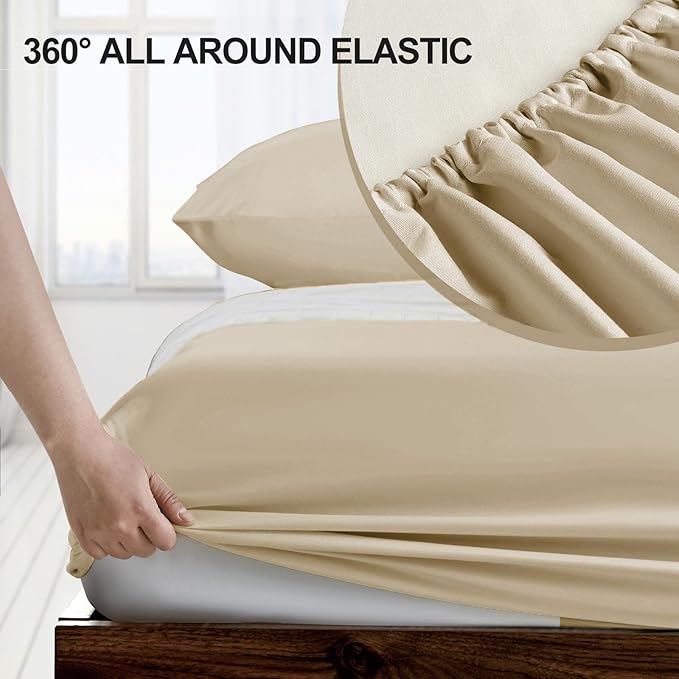 FreshCulture Full Fitted Sheet Only 2 Pack - Image 3