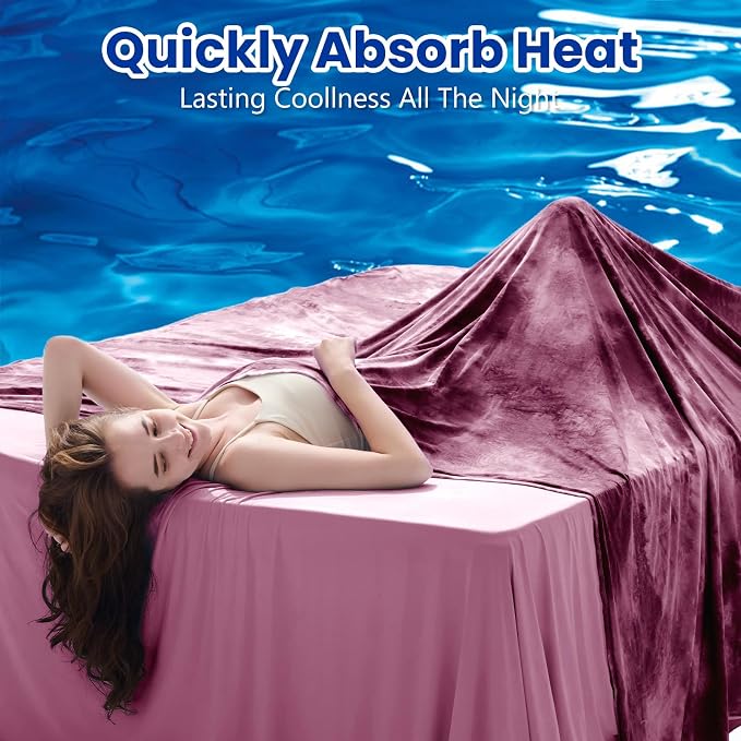 Topcee Cooling Blankets for Hot Sleepers, Arc-Chill Q-Max >0.5 Cool Fiber - Image 2