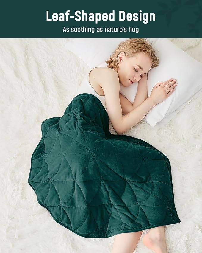 Weighted Lap Blanket 5 lbs for Adults, Luxury Soft Small Weighted Blanket - Image 3