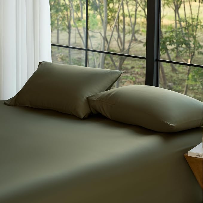 DOZ Pillowcase Set, 100% Viscose derived from Bamboo, Organically Grown by DOZ