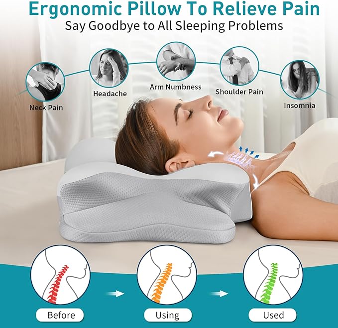 Cervical Neck Pillow for Pain Relief - Image 3