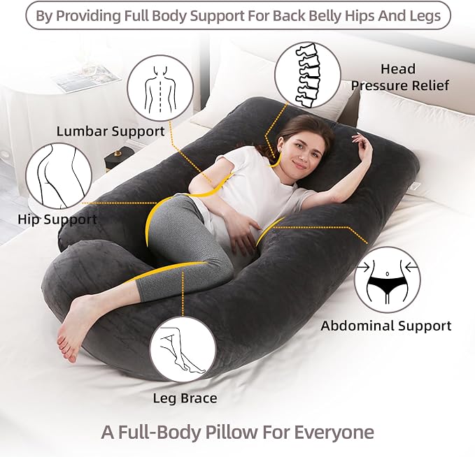60 Inch Full Body Pregnancy Pillows - Image 2