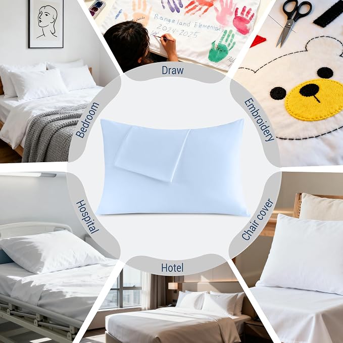Pillowcases Standard 12 Pack, 20x26 Pillow Cases - Image 6