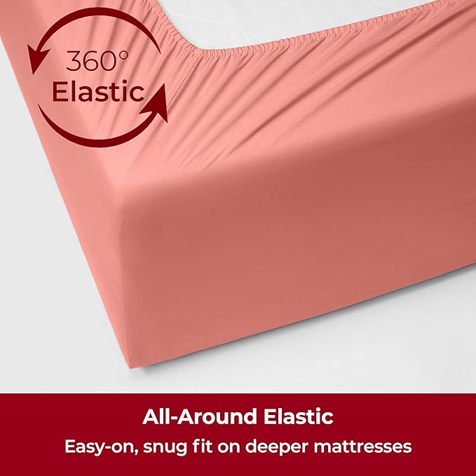 Mellanni Extra Deep Twin Sheets - Image 5