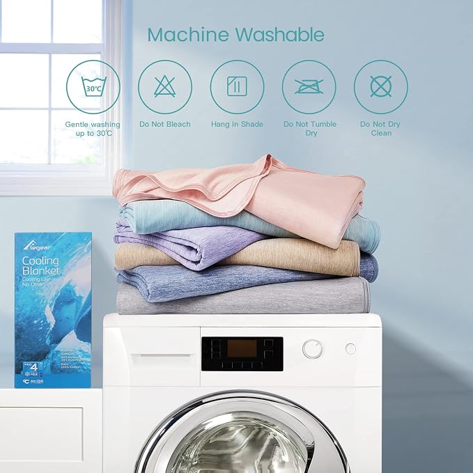 Elegear Revolutionary Cooling Blanket Queen Absorbs Heat to Keep Body Cool - Image 9