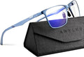 ANYLUV Blue Light Glasses Men, Relieve Eyestrain and Eye Protection, Al-Mg by ANYLUV