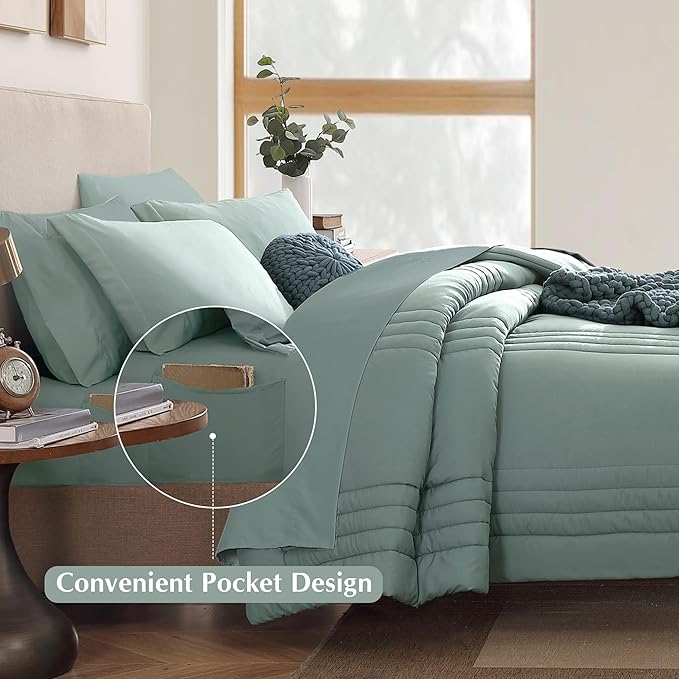 Monbix Oversized Queen Comforter Set - Image 5