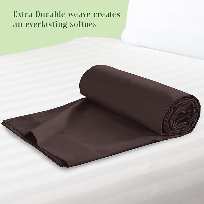 Elegant Comfort Premium Hotel Quality 1-Piece Flat Sheet, Luxury & Softest 1500 - Image 3