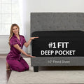 Fitted Sheets Queen Size – Queen Fitted Sheet Only Deep Pocket Queen Fitted by DeaLuxeBedding
