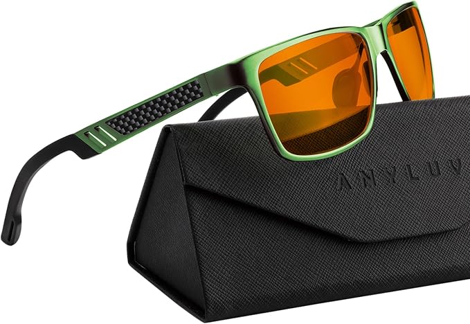 ANYLUV Blue Light Blocking Glasses Men Computer Gaming Glasses Lightweight by ANYLUV