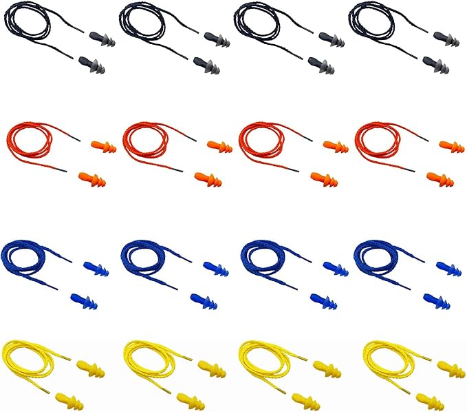 Ear Plugs for Sleeping Noise Canceling, 16 Pairs Reusable Ear Plugs Soft - Image 4