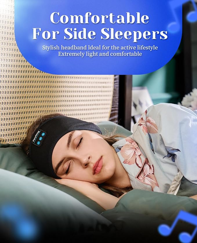 Perytong Sleep Headphones Wireless, Air Travel, Meditation - Image 3