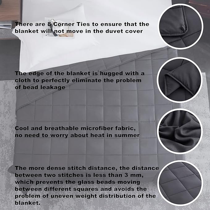 King Size Weighted Blanket 20lbs - Image 3