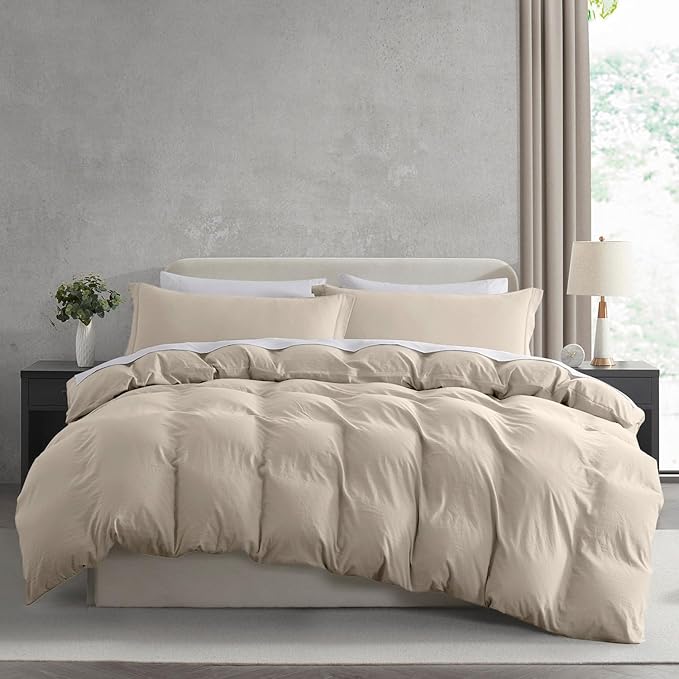 Nestl Linen Duvet Cover Full Size by Nestl