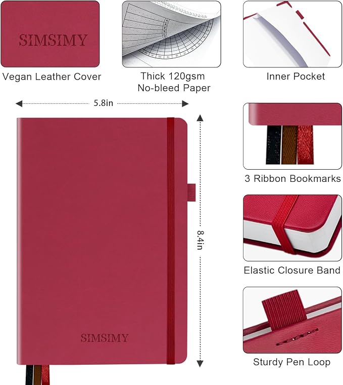 Premade Dotted Journal Notebook - Image 7