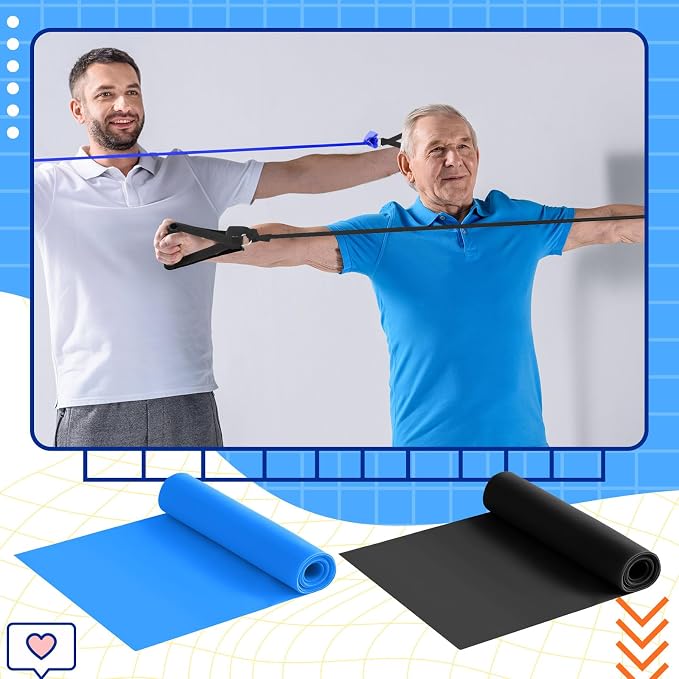 2 Pcs Resistance Band with Handles Chair Exercise Equipment - Image 6