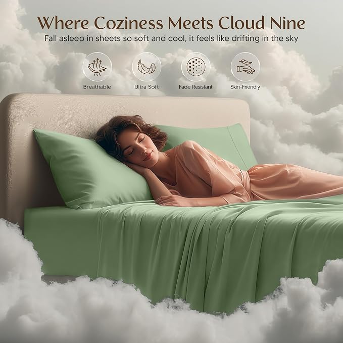 Utopia Bedding Queen Size Sheet Set – 4 Piece Bed Sheets, Soft and Breathable - Image 6