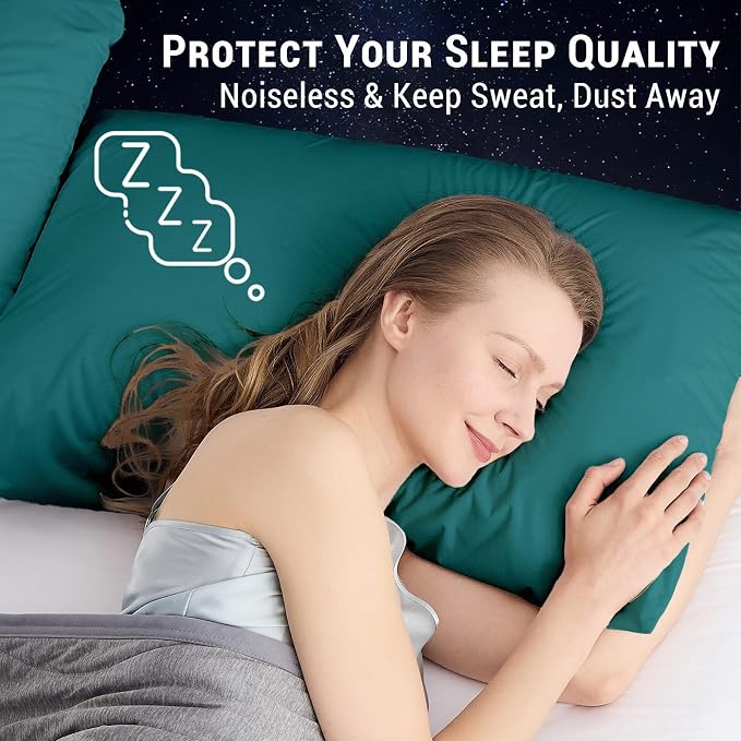 Gogreen Bamboo Rayon Waterproof Pillow Protector, Breathable Pillow Cover - Image 5