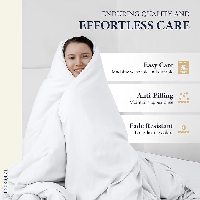 100% Egyptian Cotton King Size Sheets Set - Image 7
