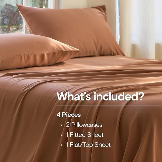 DOZ Sheet Set, 100% Viscose derived from Bamboo, Organically Grown, Buttery Soft - Image 2