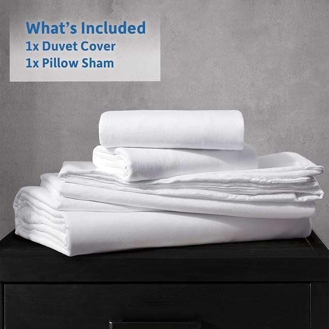 Nestl White Duvet Cover Full Size - Image 9