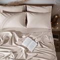 LBRO2M 100% Pure Linen Sheet Set Deep Pocket Up to 16" Bed Sheets Sets by LBRO2MBedding