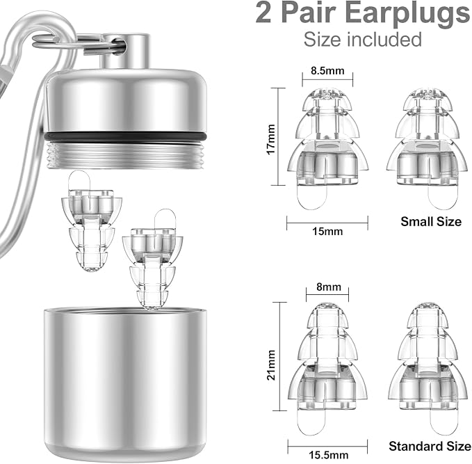 High Fidelity Concert Earplugs for Concerts Musicians，Earplugs for noise - Image 2