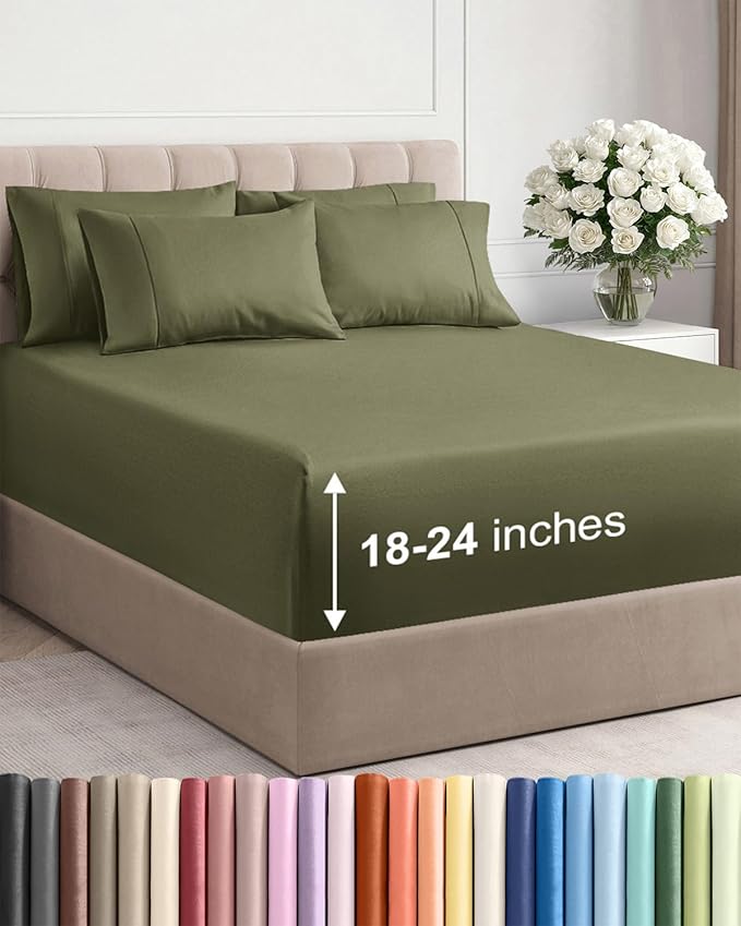 Extra Deep King Sheet Set by CGKUnlimited