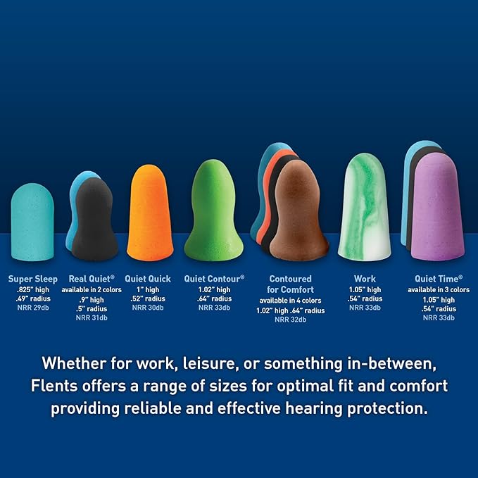 Flents Protechs Foam Ear Plugs, 55 Pair - Image 4