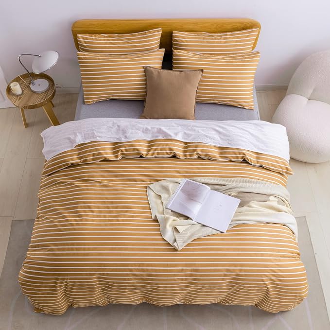 JELLYMONI Twin Duvet Cover Set, Cotton Duvet Cover 2 Pieces - Image 3