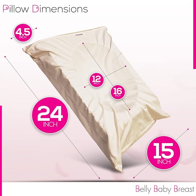 Belly Pillow, Pregnancy Pillow for Stomach Sleepers, USA Made, No Odor - Image 5