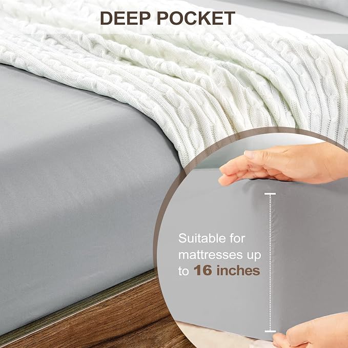 FreshCulture Queen Fitted Sheet - Image 4